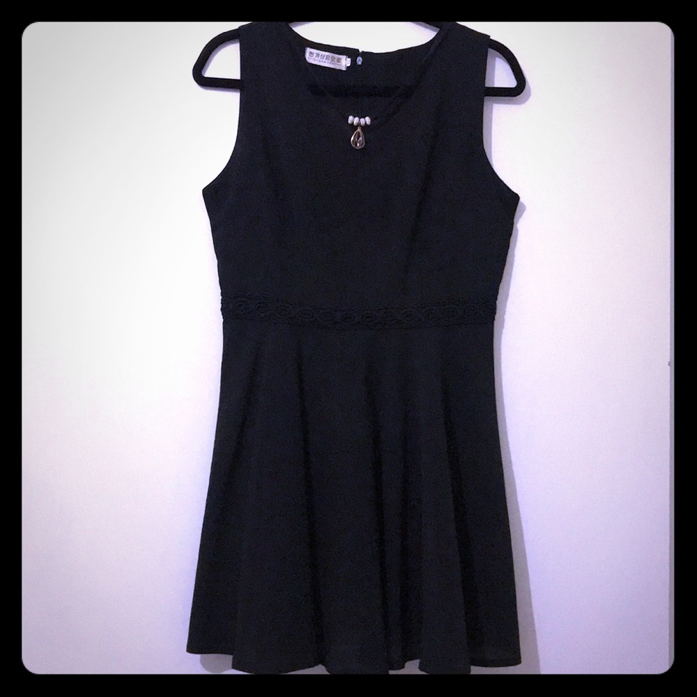 Mini A-Line Dress w/ necklaces attached